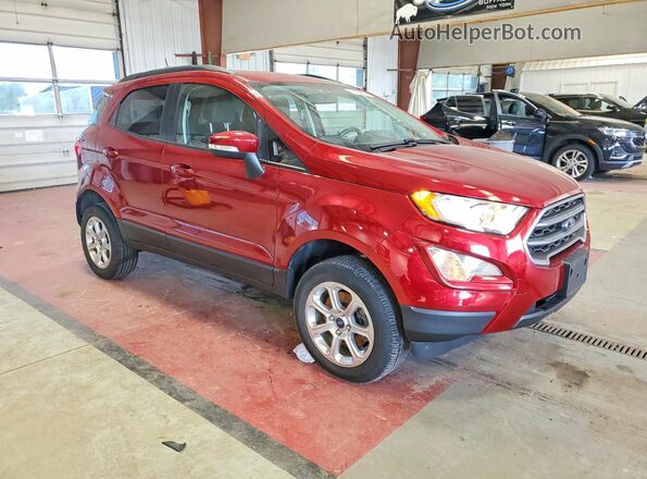 MAJ6S3GL0KC262159 2019 FORD ECOSPORT Red წინა მარჯვენა
