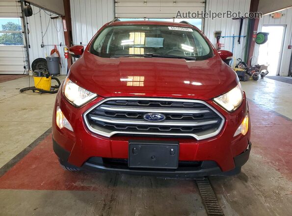 MAJ6S3GL0KC262159 2019 FORD ECOSPORT Red წინა ხედი