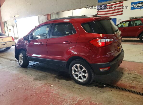 MAJ6S3GL0KC262159 2019 FORD ECOSPORT Red უკანა მარცხენა