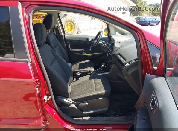 MAJ6S3GL0KC278068 2019 FORD ECOSPORT Red წინა სალონის ხედი