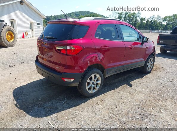 MAJ6S3GL0KC278068 2019 FORD ECOSPORT Red უკანა მარჯვენა