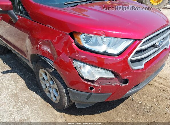 MAJ6S3GL0KC278068 2019 FORD ECOSPORT Red წინა ხედი