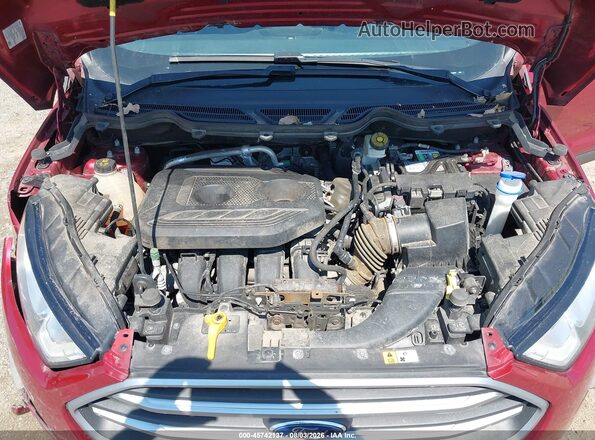 MAJ6S3GL0KC278068 2019 FORD ECOSPORT Red უკანა ხედი