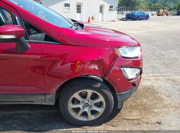 MAJ6S3GL0KC278068 2019 FORD ECOSPORT Red 