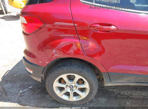 MAJ6S3GL0KC278068 2019 FORD ECOSPORT Red 