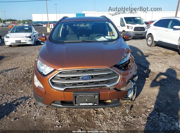 MAJ6S3GL0LC315332 2020 FORD ECOSPORT Brown Widok wnętrza z tyłu
