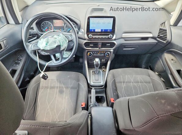 MAJ6S3GL0LC327318 2020 FORD ECOSPORT White Вид панелі приладів