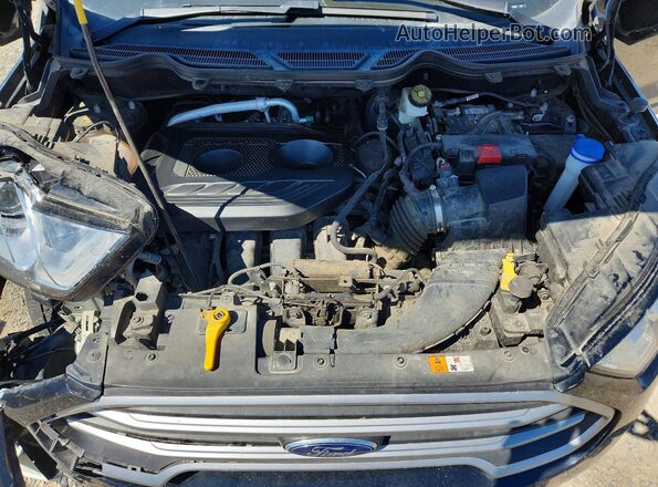 MAJ6S3GL0MC455320 2021 FORD ECOSPORT Black Widok wnętrza z tyłu