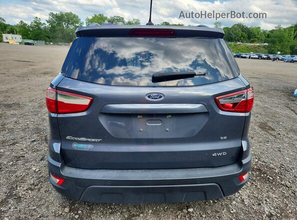 MAJ6S3GL0NC474113 2022 FORD ECOSPORT Gray უკანა ხედი