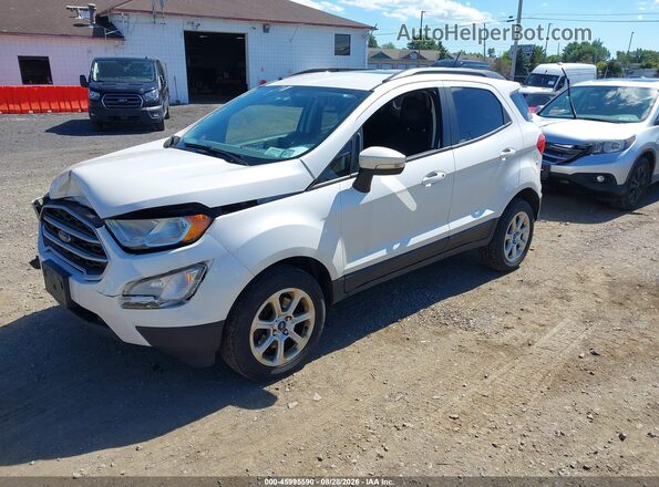 MAJ6S3GL1KC266964 2019 FORD ECOSPORT Белый Передняя левая четверть