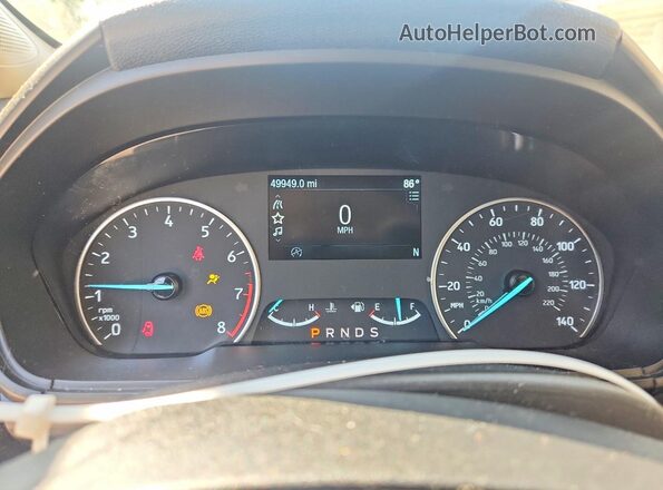 MAJ6S3GL1LC313332 2020 FORD ECOSPORT Белый Вид щитка приборов