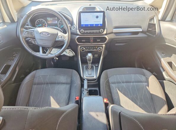 MAJ6S3GL1LC313332 2020 FORD ECOSPORT Белый Вид панели приборов