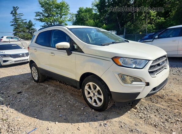 MAJ6S3GL1LC313332 2020 FORD ECOSPORT Белый Передняя правая четверть