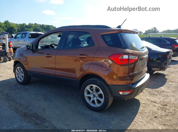 MAJ6S3GL1LC352308 2020 FORD ECOSPORT Оранжевый Задняя левая четверть
