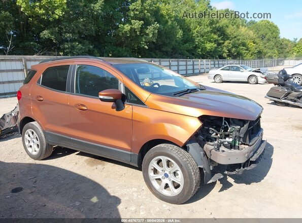 MAJ6S3GL1LC352308 2020 FORD ECOSPORT Оранжевый Панорамный вид салона 360°