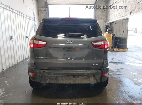 MAJ6S3GL2KC257447 2019 FORD ECOSPORT Gray 