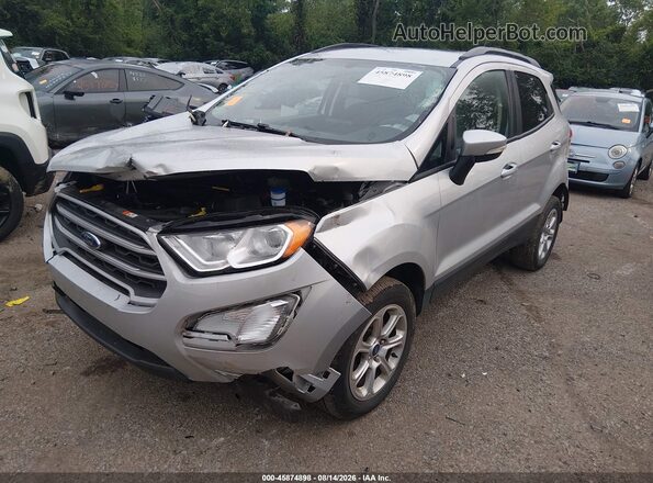 MAJ6S3GL2NC469608 2022 FORD ECOSPORT Серебряный Передняя левая четверть
