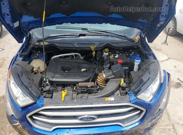 MAJ6S3GL3KC293373 2019 FORD ECOSPORT White Widok komory silnika