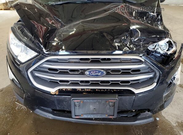 MAJ6S3GL3LC361625 2020 FORD ECOSPORT Black Widok komory silnika