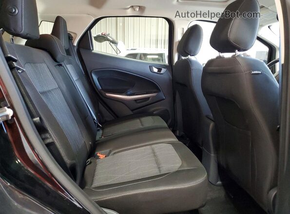 MAJ6S3GL3LC361625 2020 FORD ECOSPORT Black Widok wnętrza z tyłu