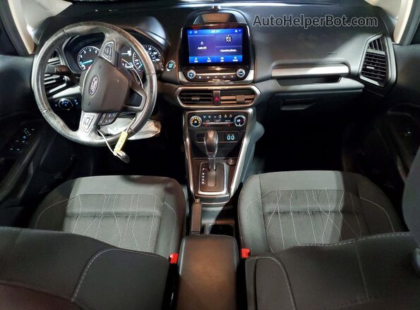 MAJ6S3GL3LC361625 2020 FORD ECOSPORT Black Widok deski rozdzielczej