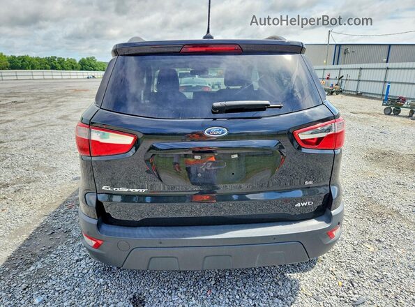 MAJ6S3GL3LC365593 2020 FORD ECOSPORT Черный Вид сзади