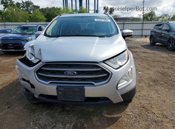 MAJ6S3GL3LC390302 2020 FORD ECOSPORT Silver Front view