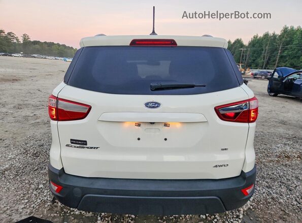 MAJ6S3GL3NC474400 2022 FORD ECOSPORT White Հետևի տեսք