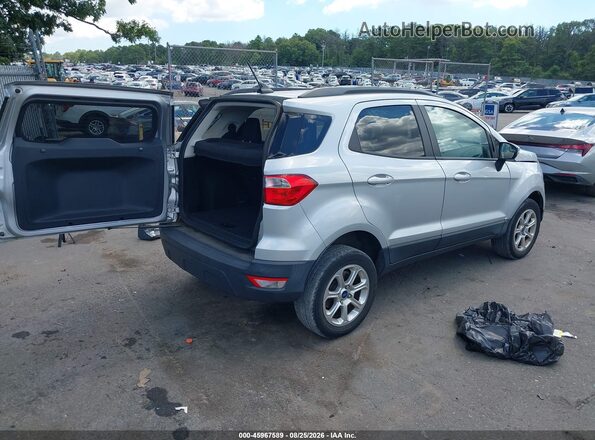 MAJ6S3GL4KC274010 2019 FORD ECOSPORT Silver Trasero derecho