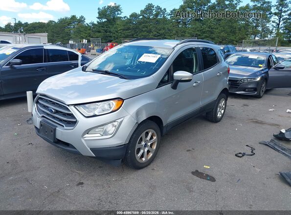 MAJ6S3GL4KC274010 2019 FORD ECOSPORT Silver Vista tres cuartos delantera izquierda