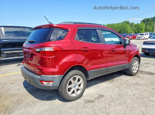 MAJ6S3GL4KC281183 2019 FORD ECOSPORT Red უკანა მარჯვენა