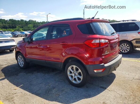 MAJ6S3GL4KC281183 2019 FORD ECOSPORT Red უკანა მარცხენა