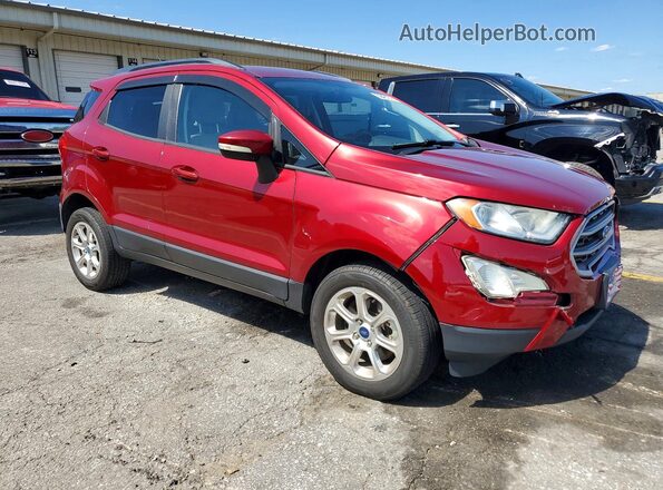 MAJ6S3GL4KC281183 2019 FORD ECOSPORT Red წინა მარჯვენა