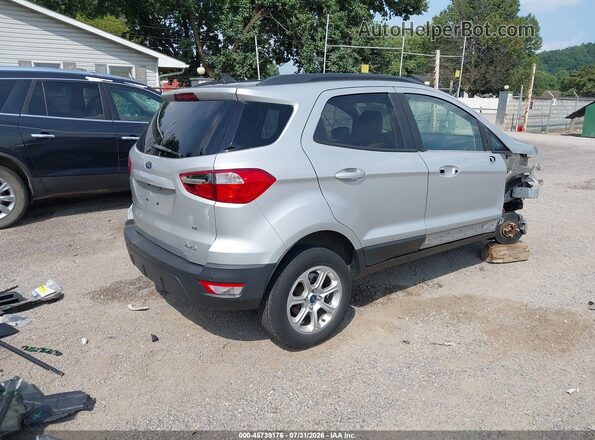 MAJ6S3GL4KC299506 2019 FORD ECOSPORT Silver Trasero derecho