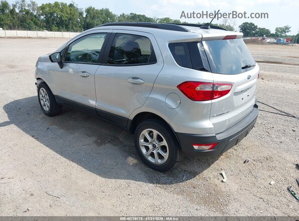 MAJ6S3GL4KC299506 2019 FORD ECOSPORT Silver Trasero izquierdo