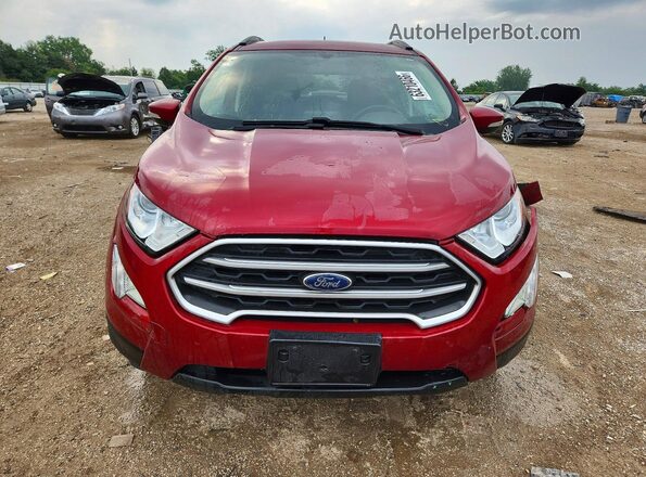 MAJ6S3GL4LC390079 2020 FORD ECOSPORT Red Vista frontal