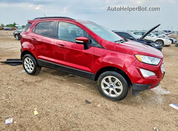 MAJ6S3GL4LC390079 2020 FORD ECOSPORT Red Delantero derecho