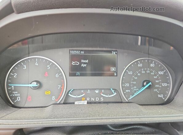 MAJ6S3GL4LC390079 2020 FORD ECOSPORT Red Vista del cuadro de instrumentos