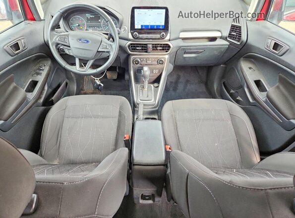MAJ6S3GL4LC390079 2020 FORD ECOSPORT Red Vista del salpicadero