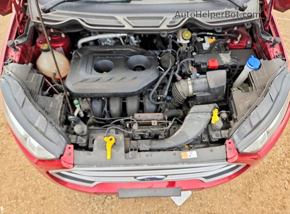 MAJ6S3GL4LC390079 2020 FORD ECOSPORT Red Vista interior trasera
