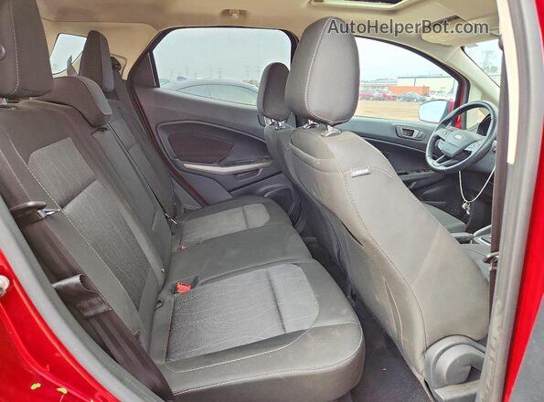 MAJ6S3GL4LC390079 2020 FORD ECOSPORT Red Vista de los asientos traseros
