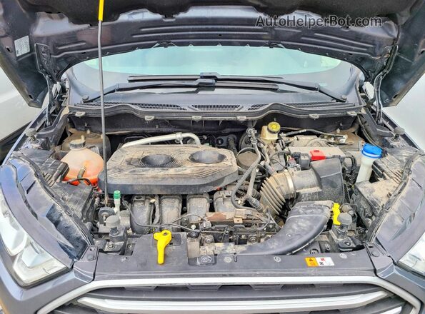 MAJ6S3GL4NC473305 2022 FORD ECOSPORT Gray Widok wnętrza z przodu