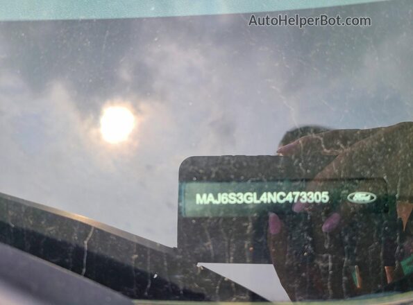 MAJ6S3GL4NC473305 2022 FORD ECOSPORT Gray Widok tylnych siedzeń