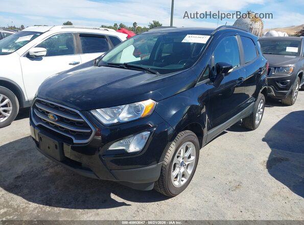 MAJ6S3GL6KC279919 2019 FORD ECOSPORT Черный Передняя левая четверть