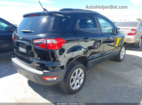 MAJ6S3GL6KC279919 2019 FORD ECOSPORT Черный Задняя правая четверть