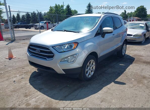 MAJ6S3GL6LC320762 2020 FORD ECOSPORT Silver Передня ліва чверть