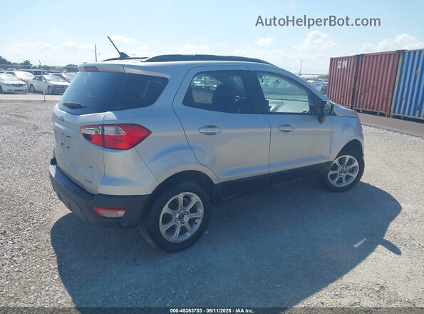 MAJ6S3GL7KC302852 2019 FORD ECOSPORT Silver Trasero derecho