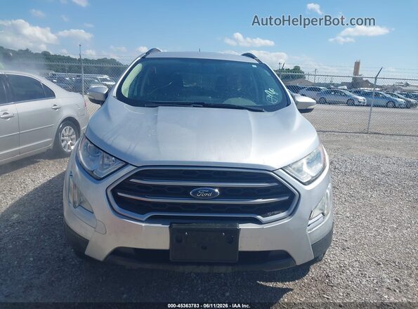 MAJ6S3GL7KC302852 2019 FORD ECOSPORT Silver Vista del cuadro de instrumentos