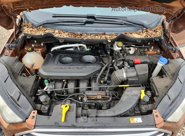 MAJ6S3GL8LC328958 2020 FORD ECOSPORT Brown ძრავის განყოფილების ხედი