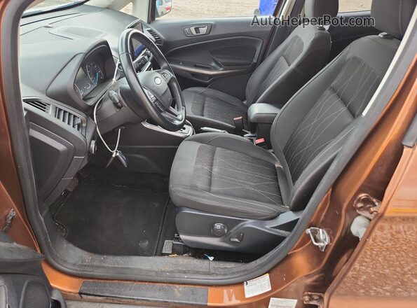 MAJ6S3GL8LC328958 2020 FORD ECOSPORT Brown წინა სალონის ხედი
